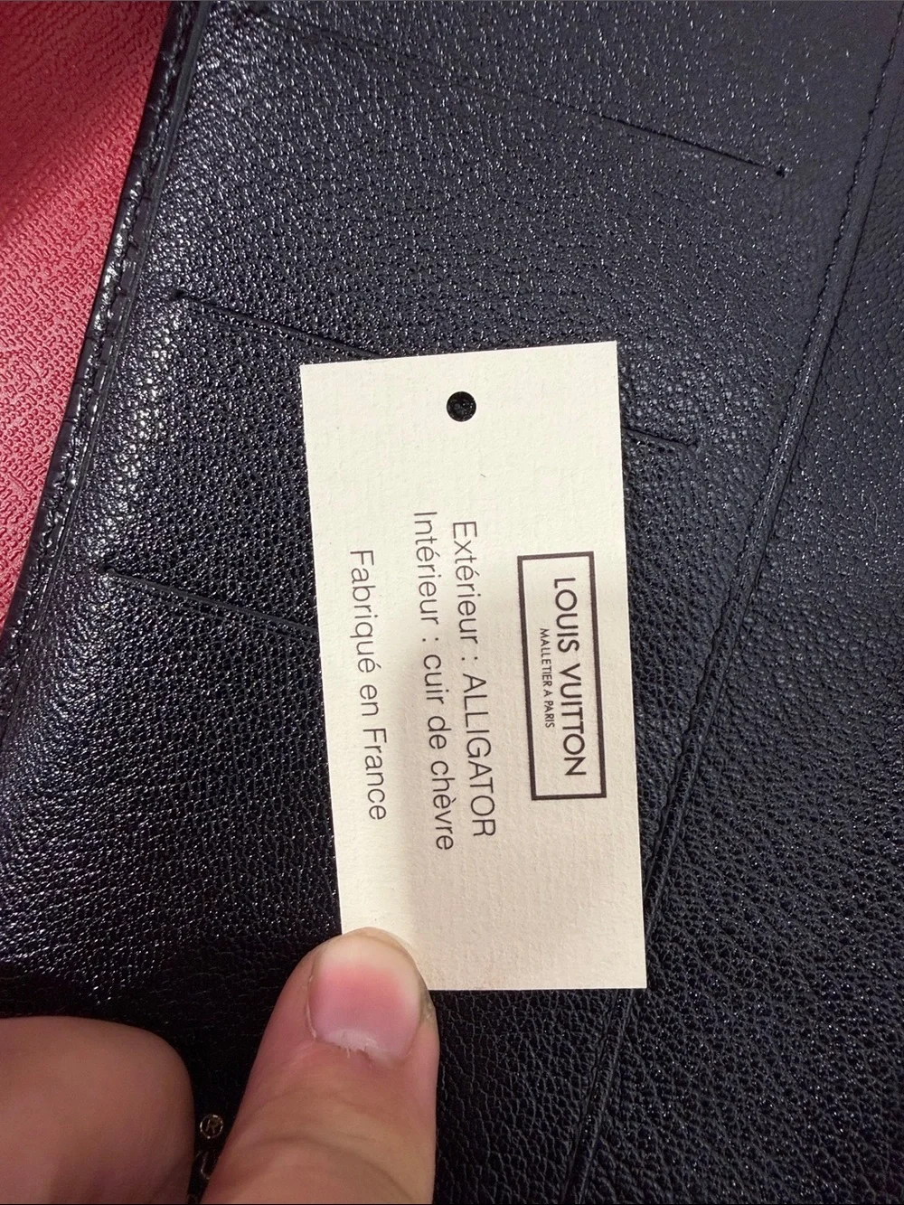 Louis Vuitton Men's Black Leather Wallet